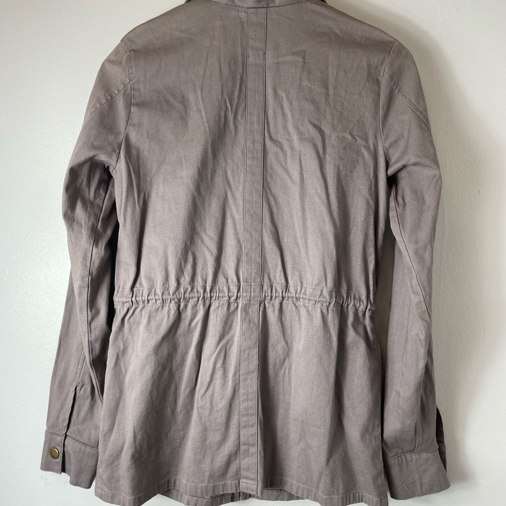 Market & Spruce Grey Hooded Jacket - Picture 3 of 6